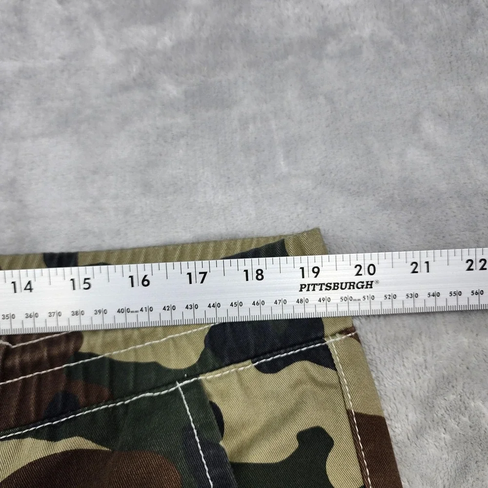 True Religion Pants Mens L Green Camo Cargo Jogger Hunting Streetwear Casual